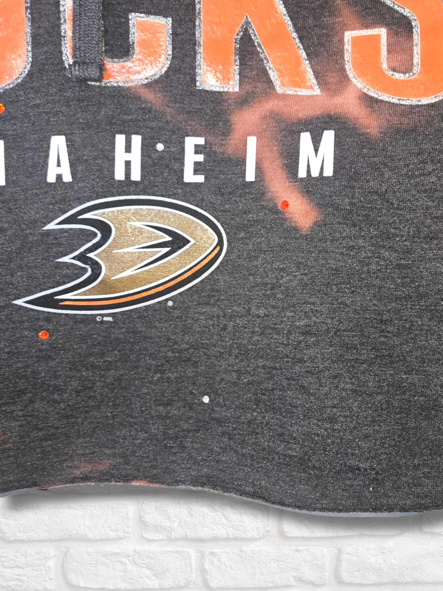 Anaheim Ducks Crop Hoodie- Medium