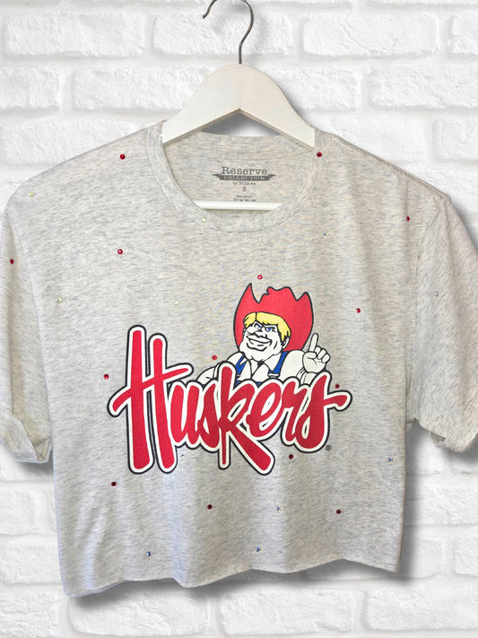 Nebraska Cornhuskers Crop Top- Small