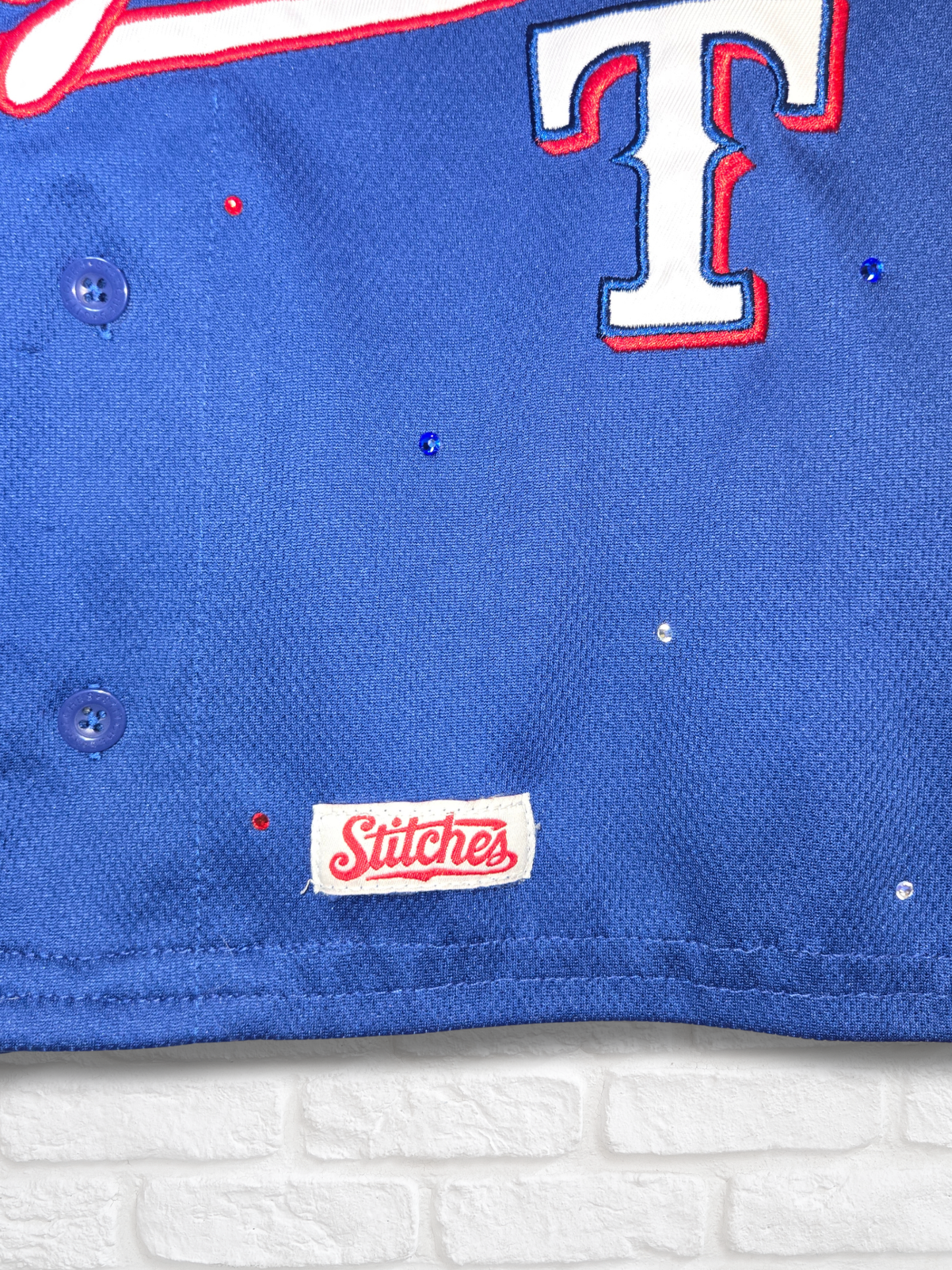 Texas Rangers Crop Jersey - Small