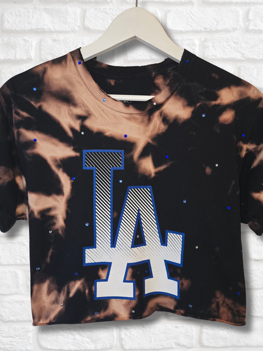Los Angeles Dodgers Crop Top- Small