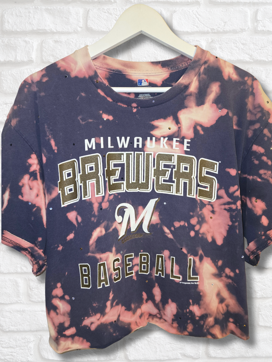 Milwaukee Brewers Crop Top- XL