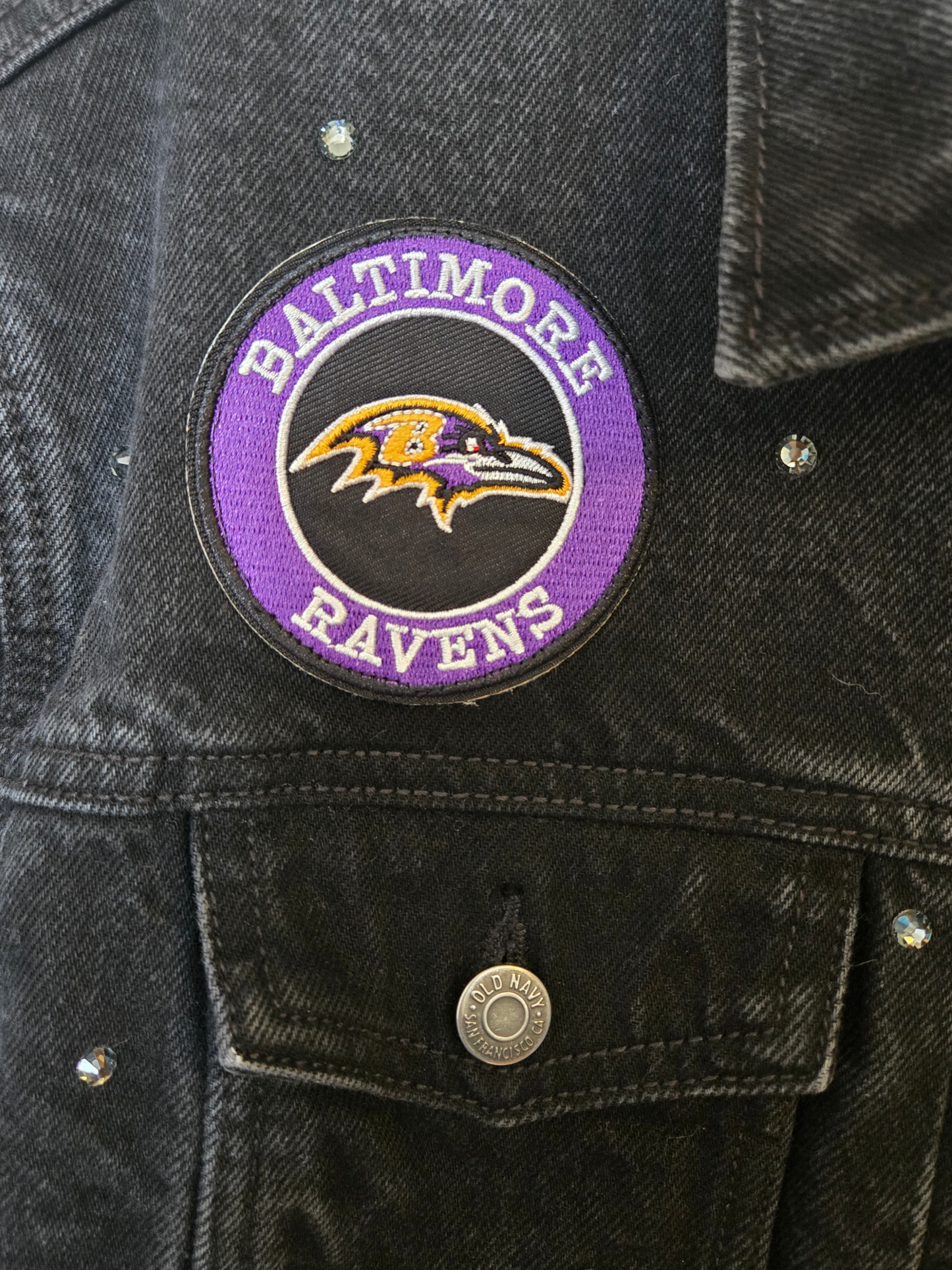 Baltimore Ravens Denim Jacket- Large