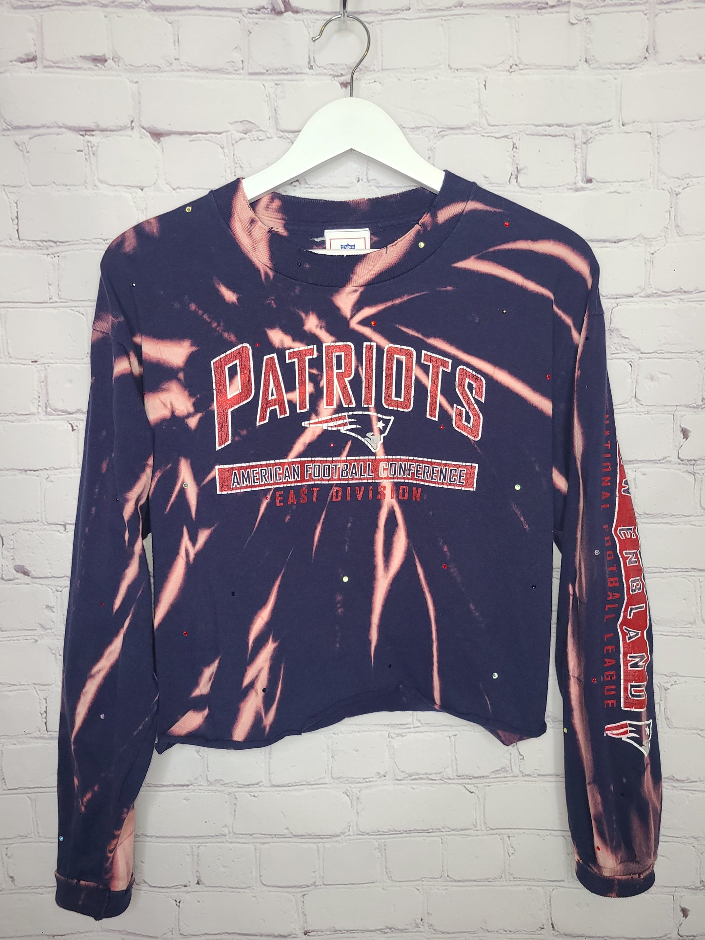 New England Patriots Crop Tee