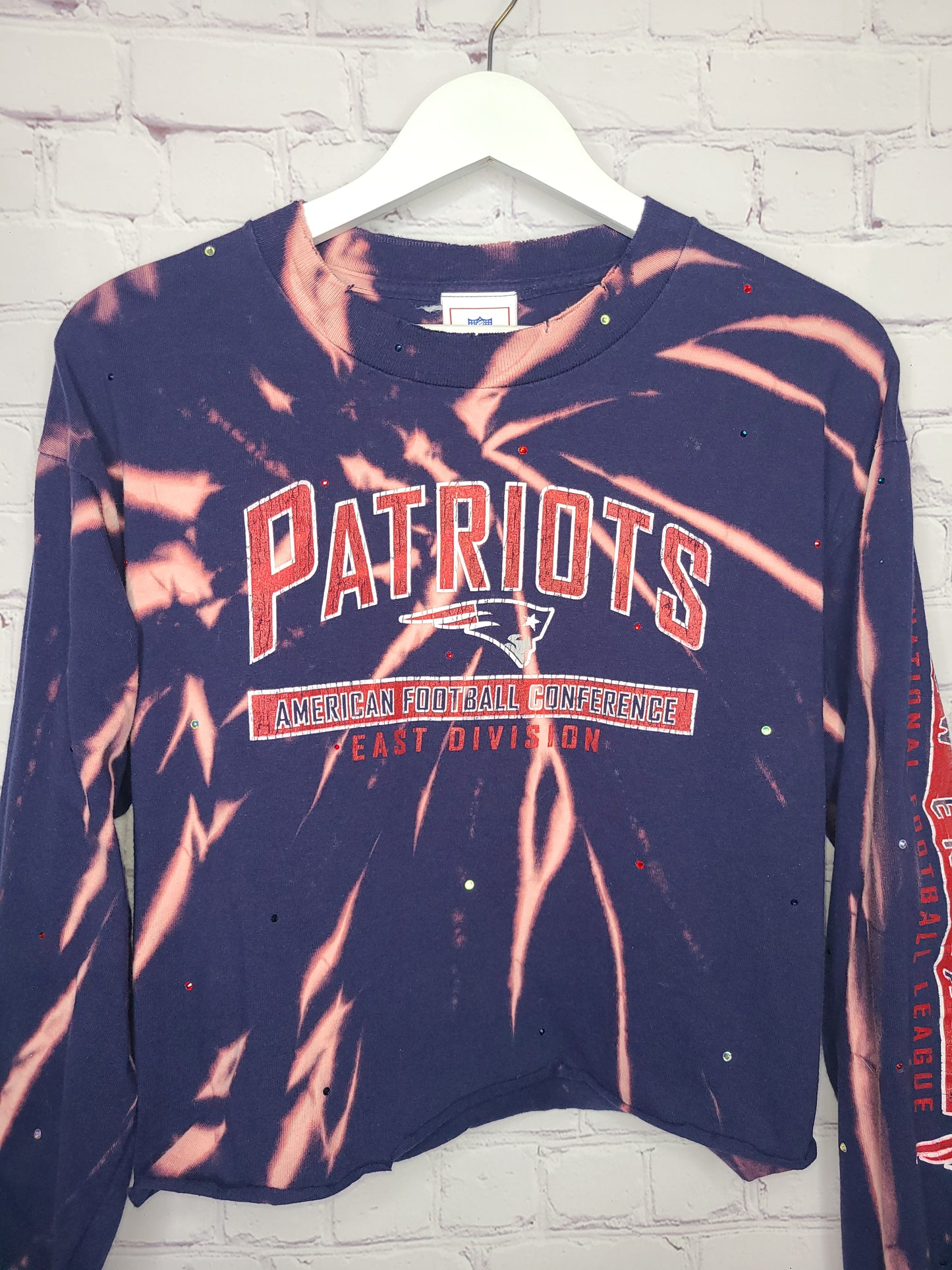 New England Patriots Crop Tee