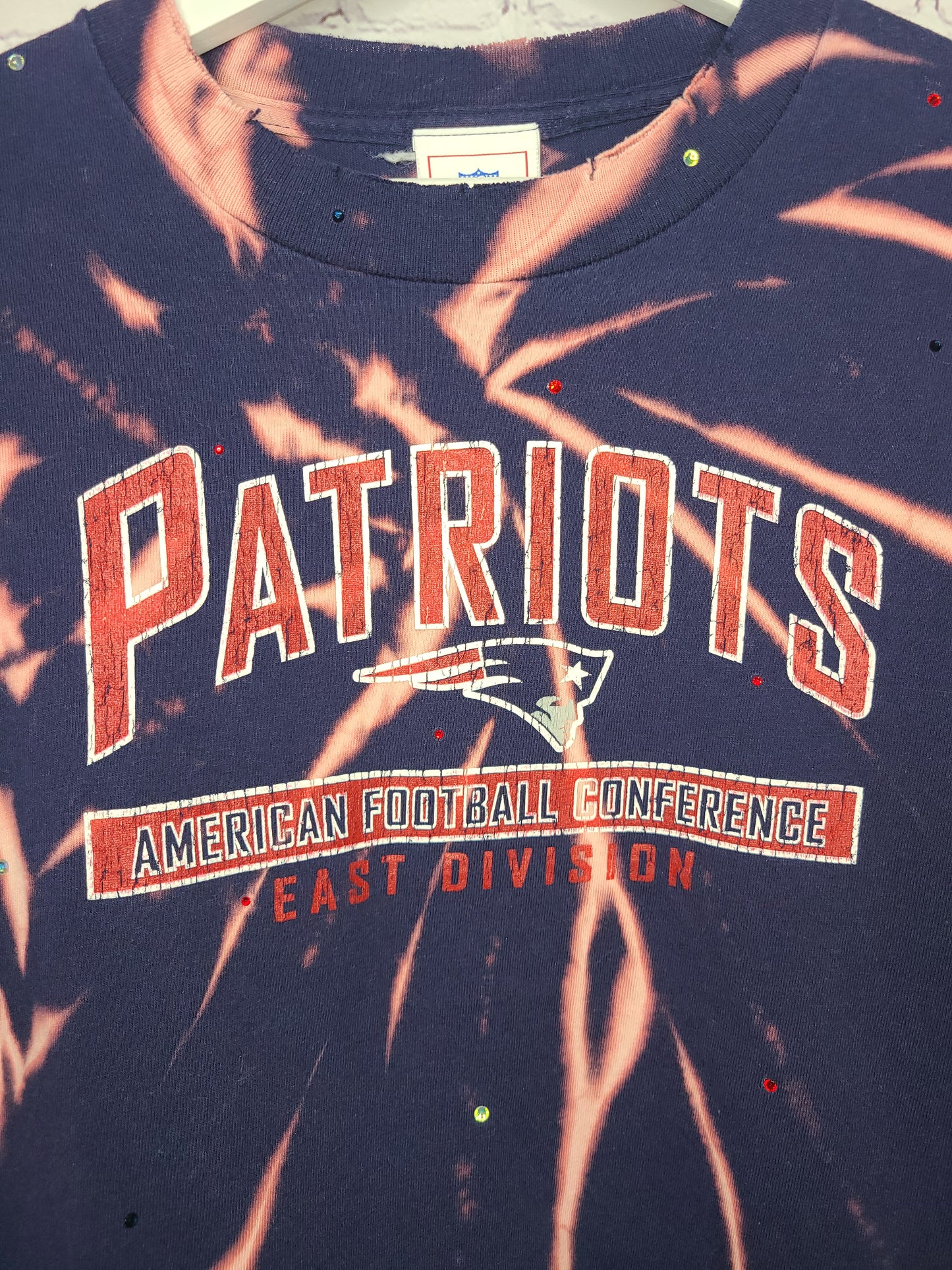 New England Patriots Crop Tee