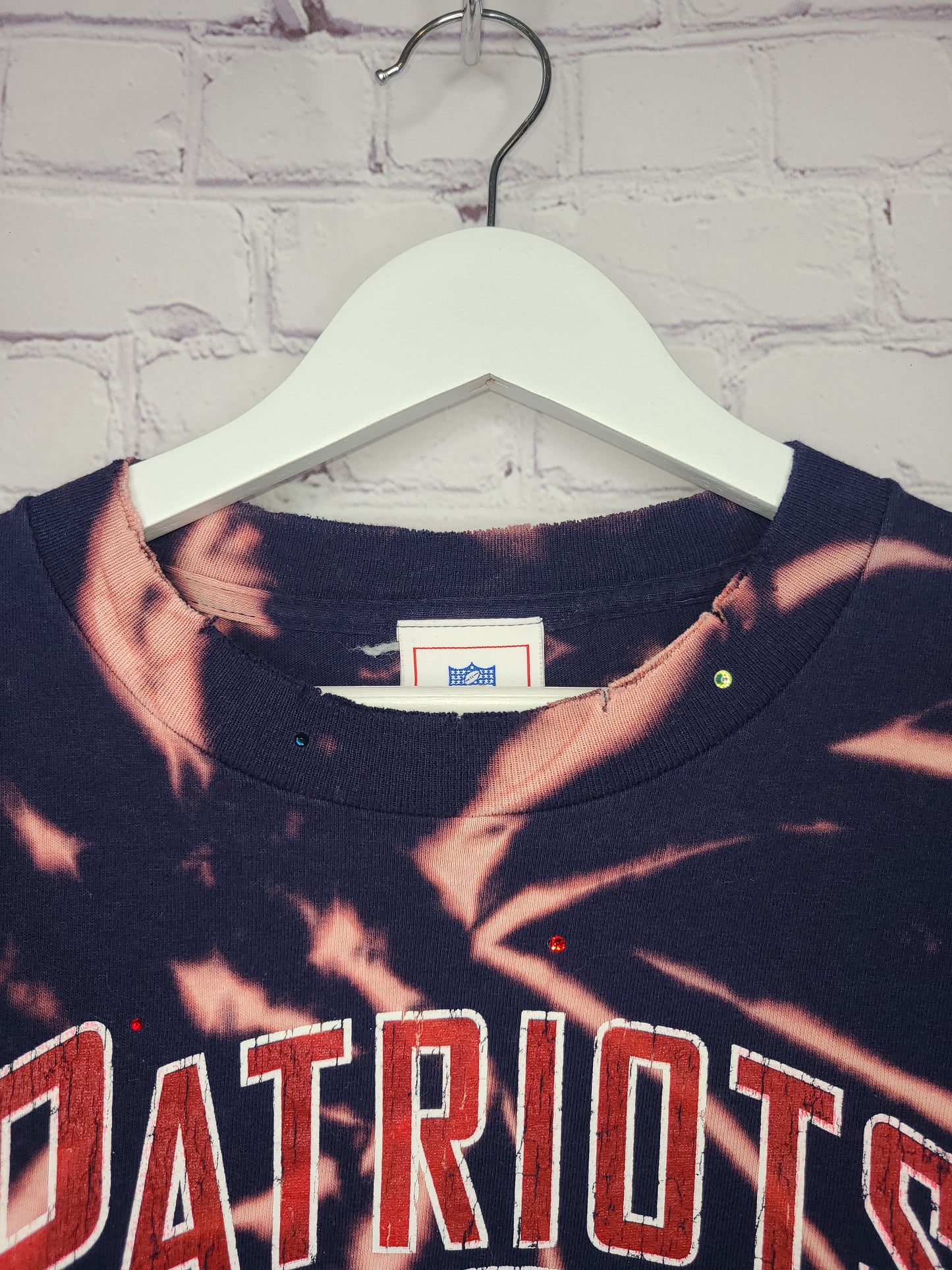 New England Patriots Crop Tee