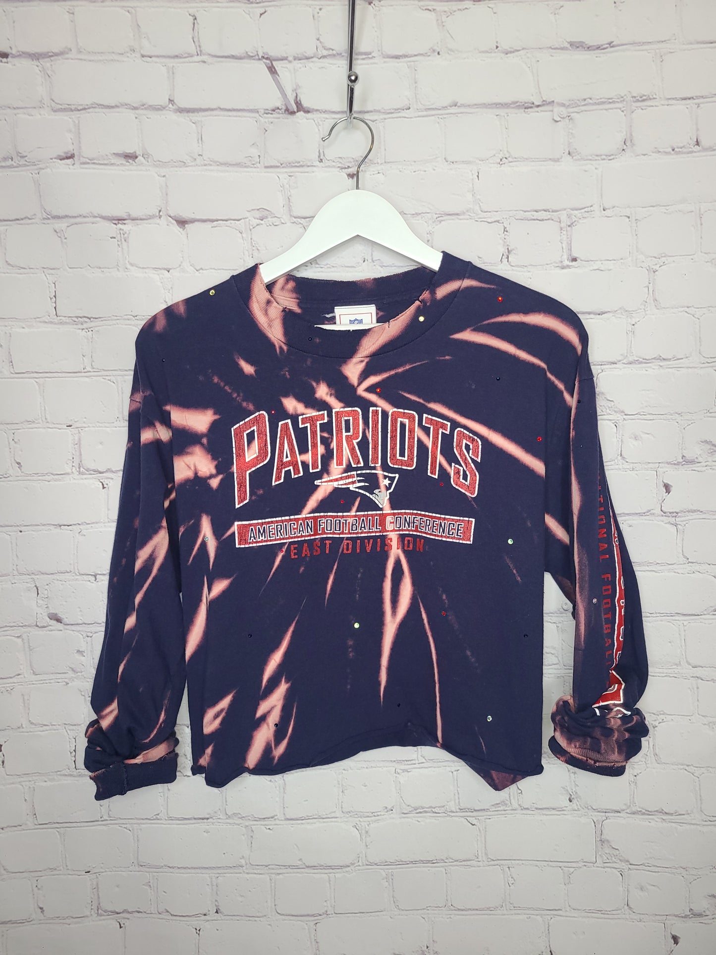 New England Patriots Crop Tee