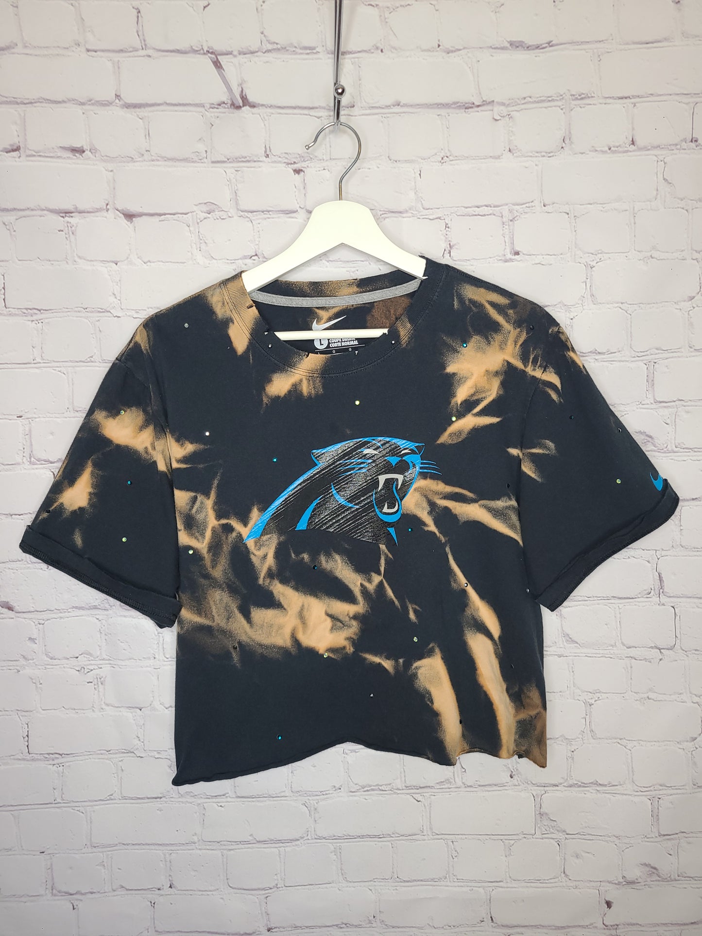 Carolina Panthers Crop Tee