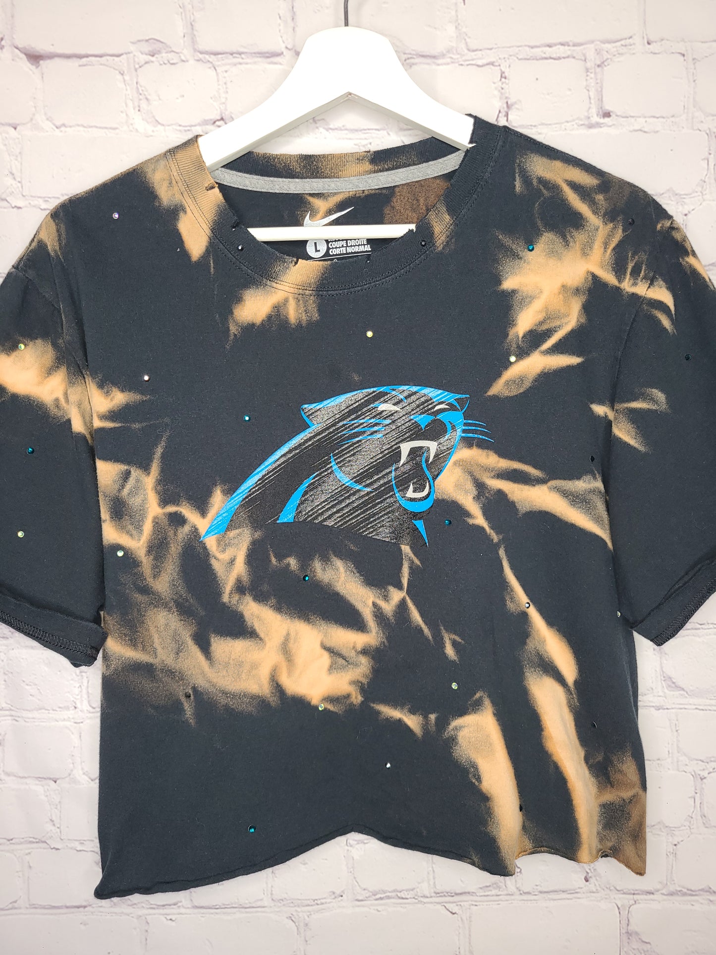 Carolina Panthers Crop Tee