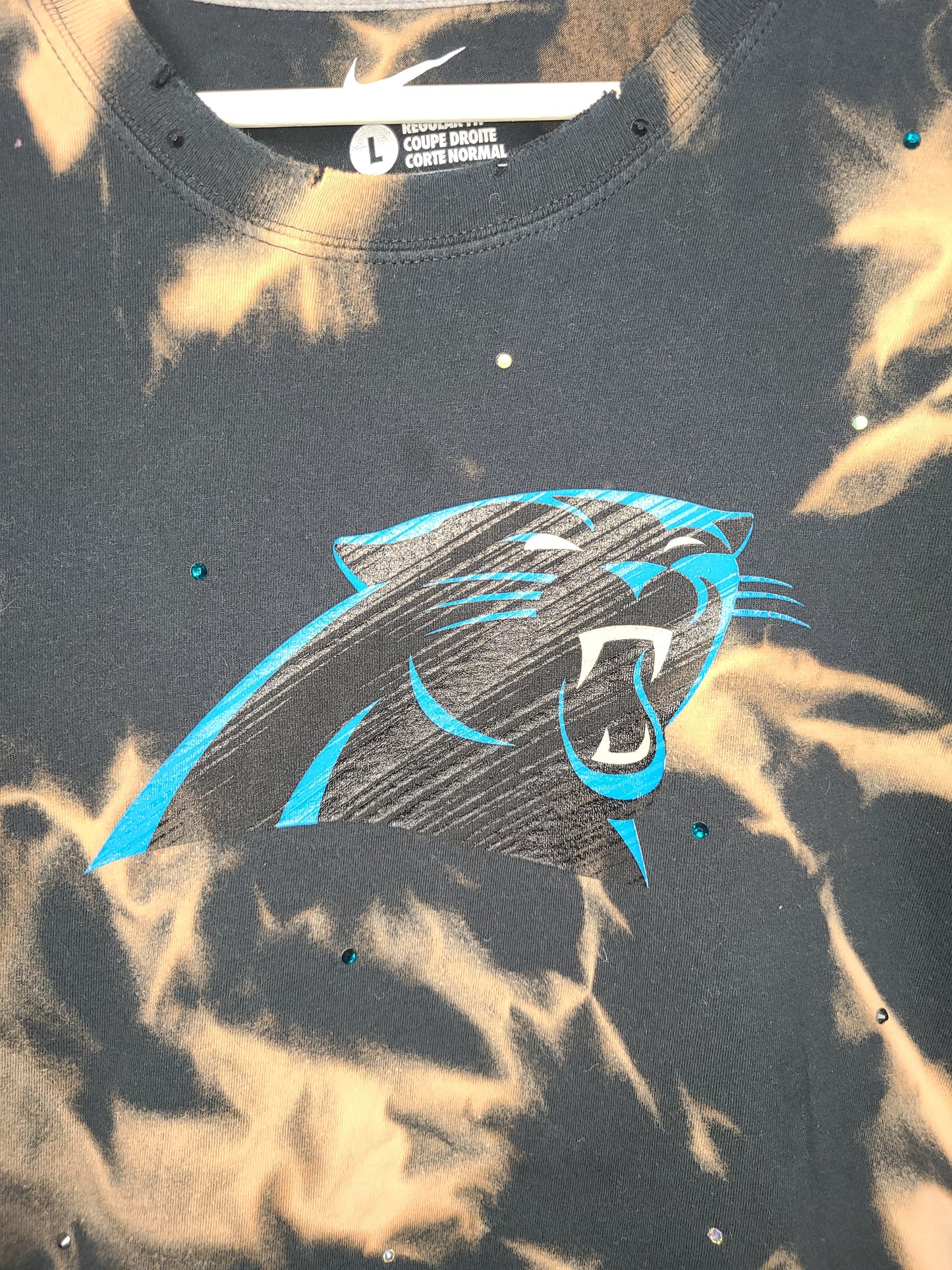 Carolina Panthers Crop Tee