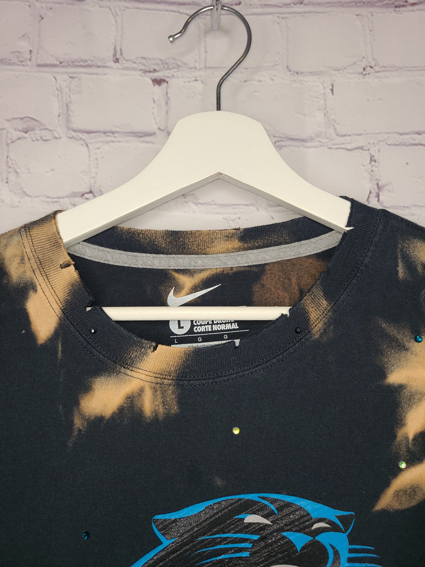 Carolina Panthers Crop Tee