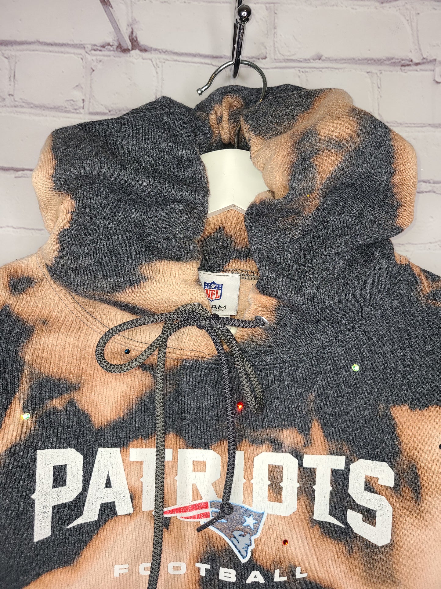 New England Patriots Crop Hoodie
