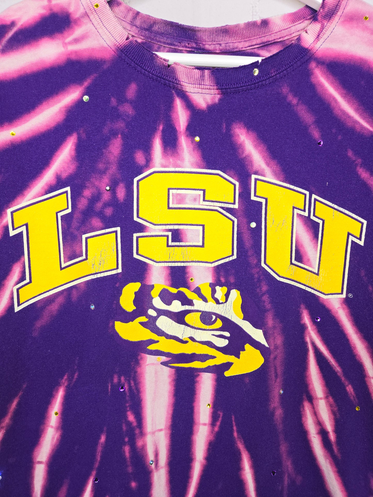 LSU Tigers Crop Tee