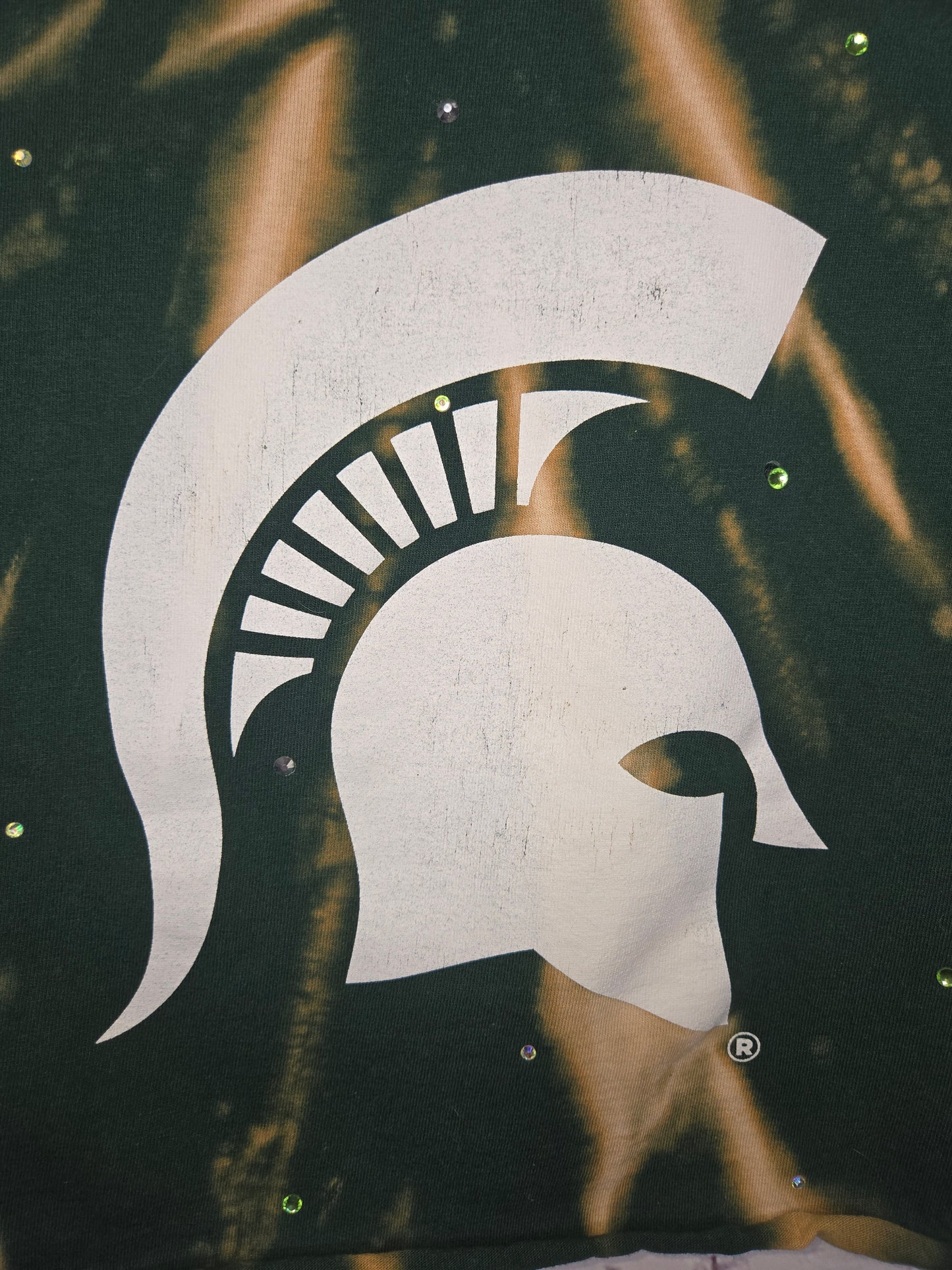 Michigan Spartans Crop Tee