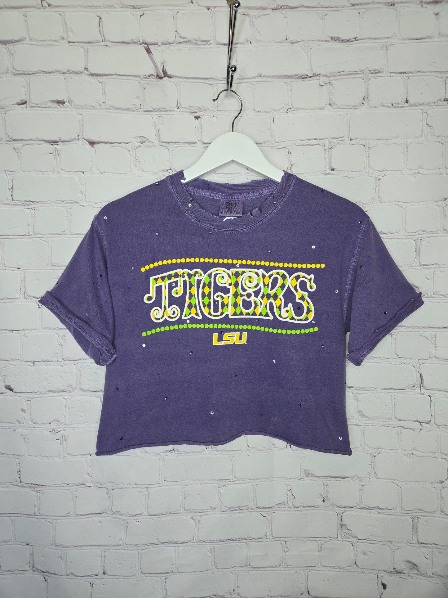 LSU Tigers Crop Tee