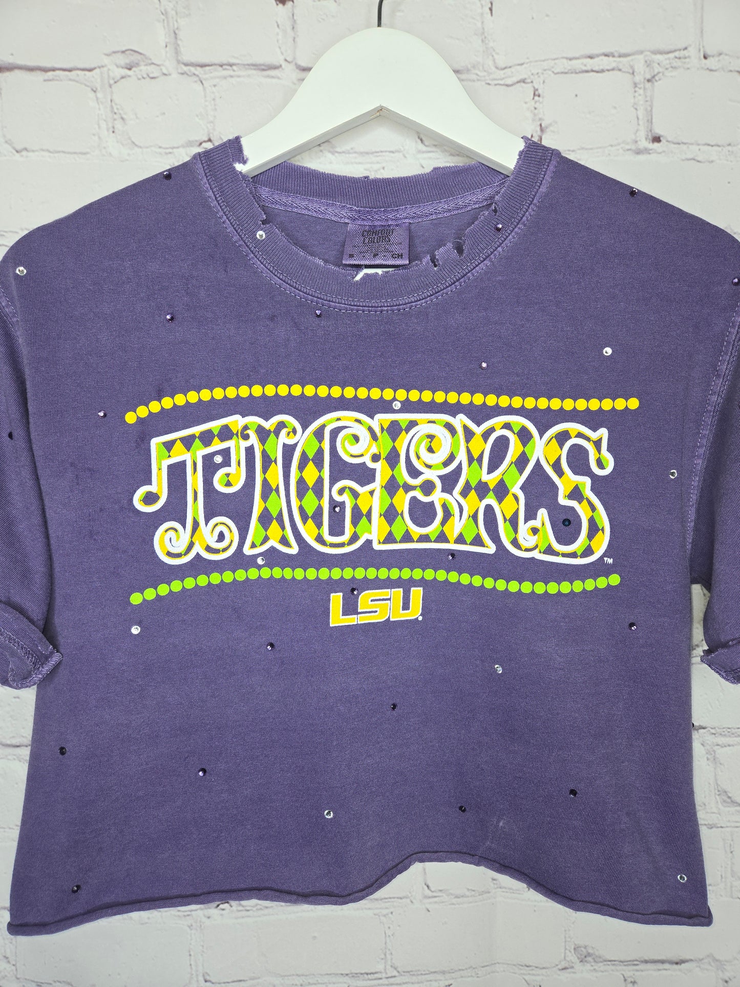 LSU Tigers Crop Tee