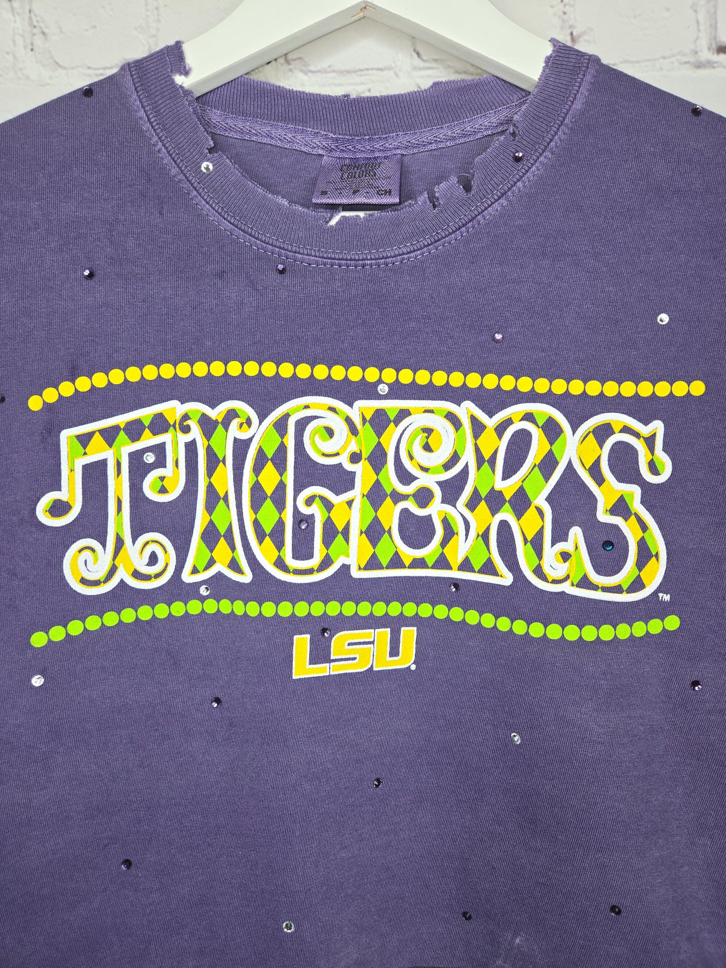 LSU Tigers Crop Tee