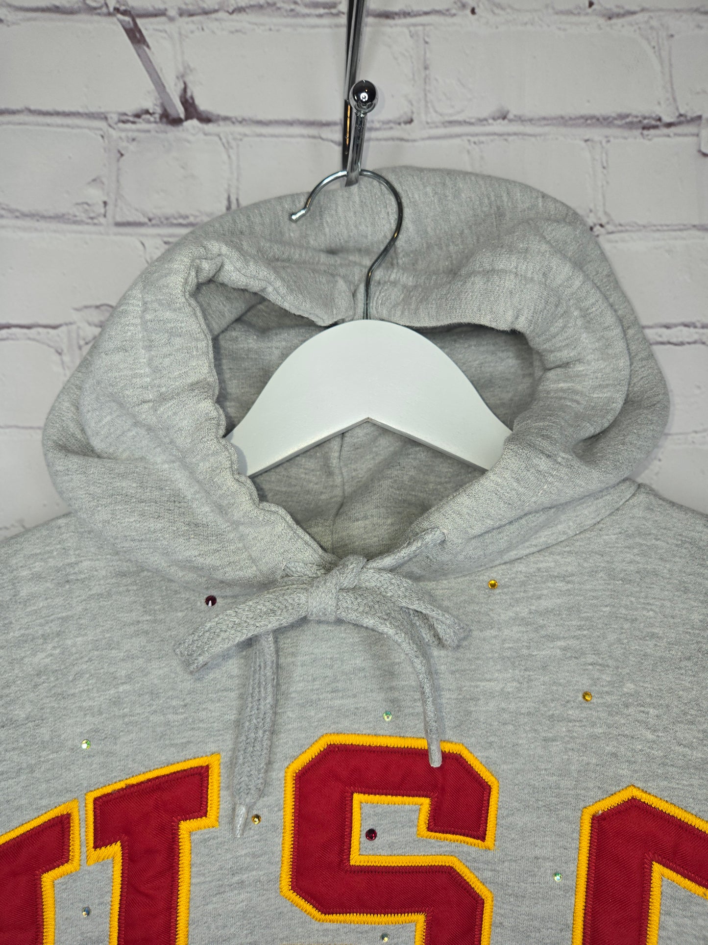 USC Trojans Crop Hoodie
