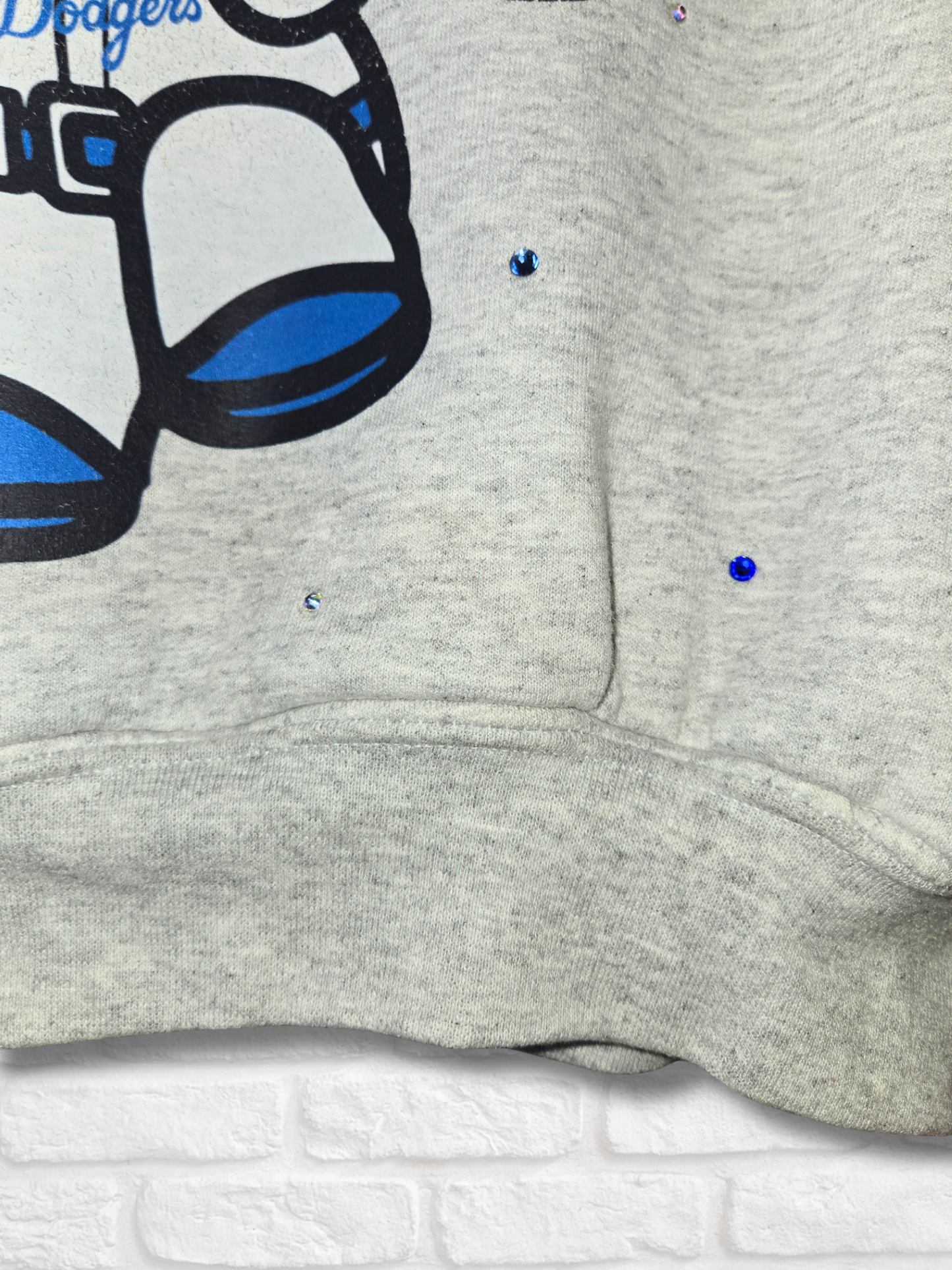 Dodgers HK Crop Hoodie