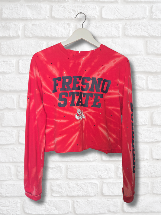 Fresno State Bulldogs Crop Top- Large