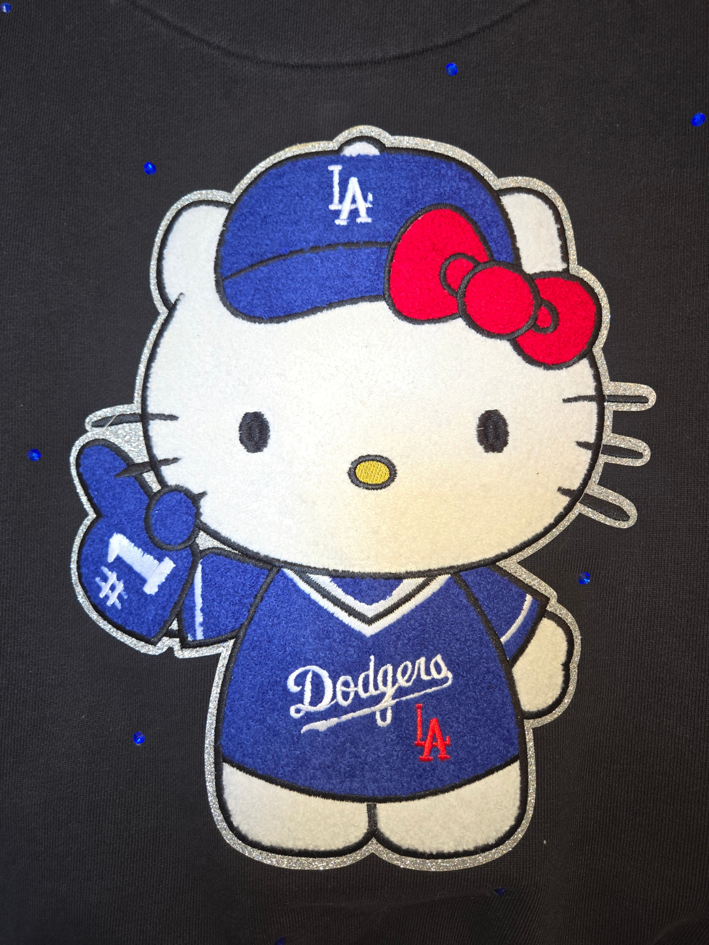 Dodgers HK Crop Zip-Up Sweatshirt