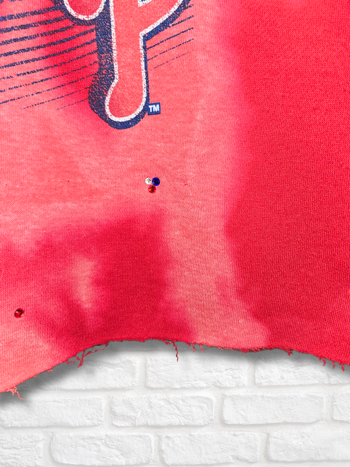 Philadelphia Phillies Crop Hoodie - Small
