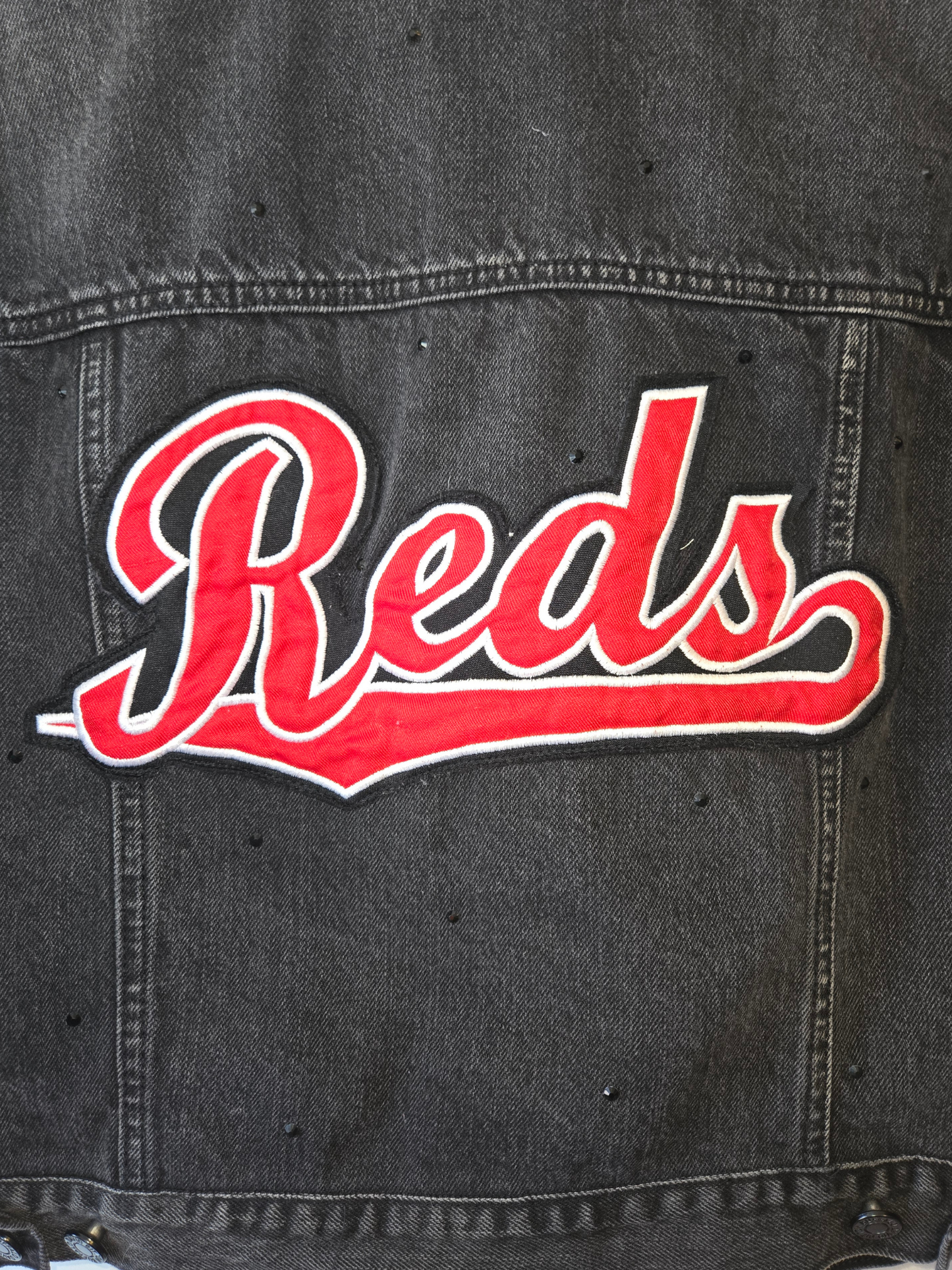 Cincinnati Reds Crop Jacket- Medium
