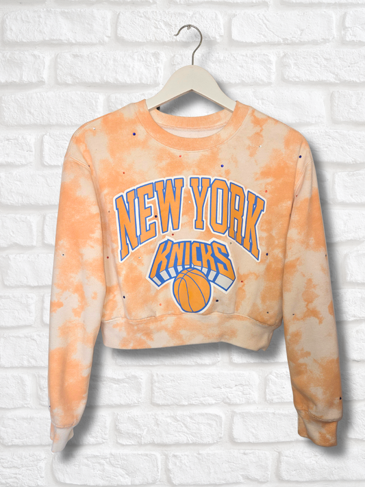 New York Knicks Crop Sweatshirt- Small
