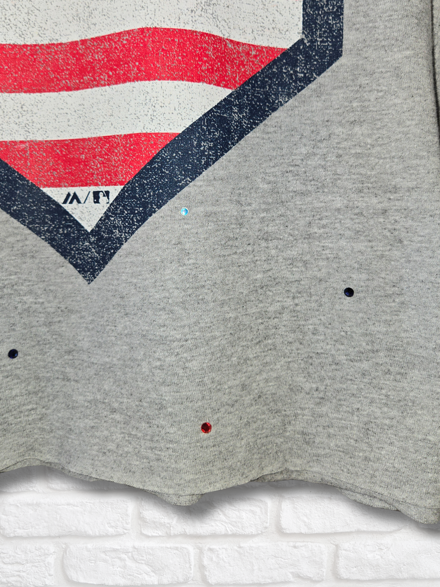 Los Angeles Dodgers Stars & Stripes Crop Top- XL