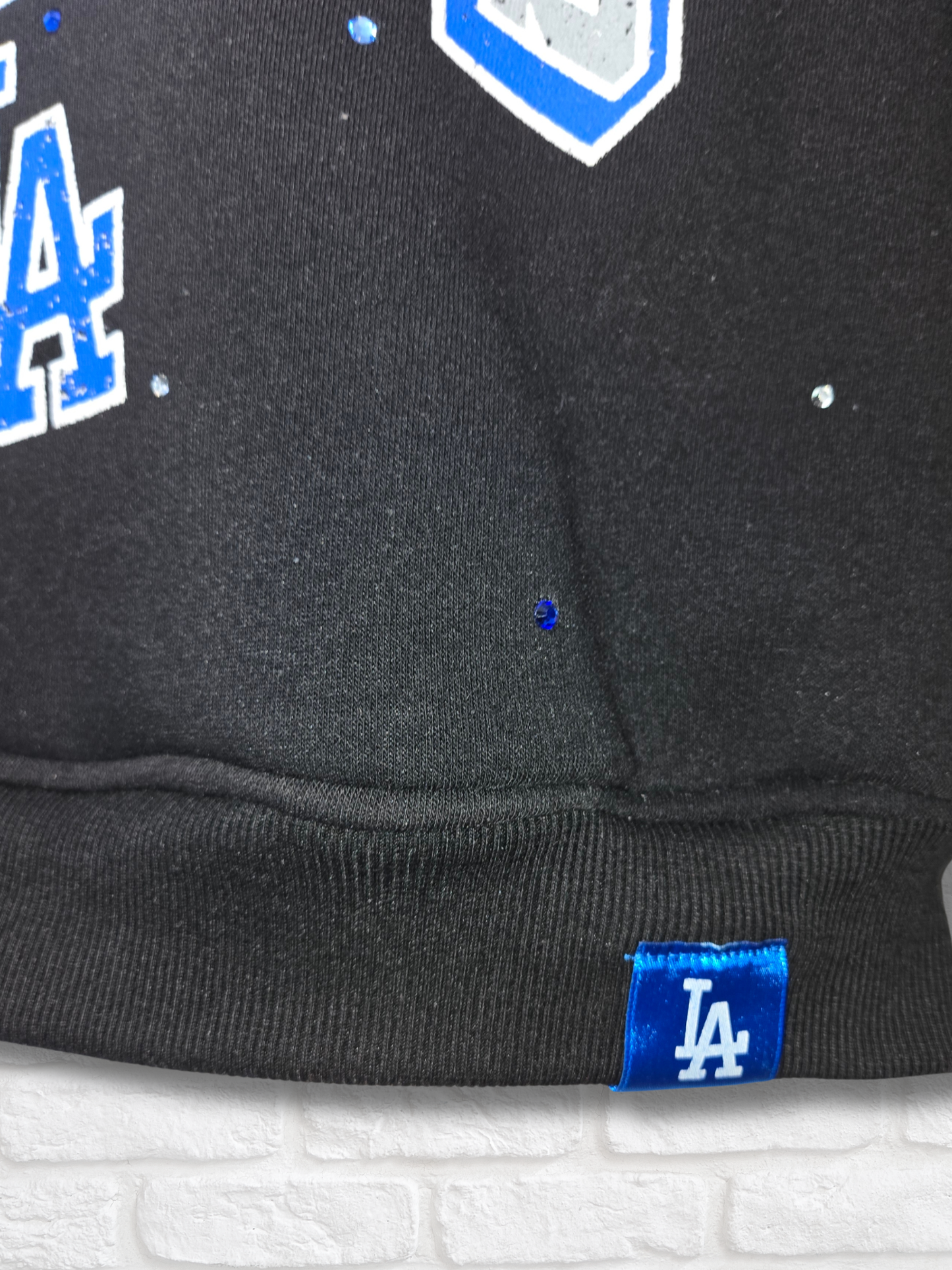 Los Angeles Dodgers Crop Hoodie - Medium