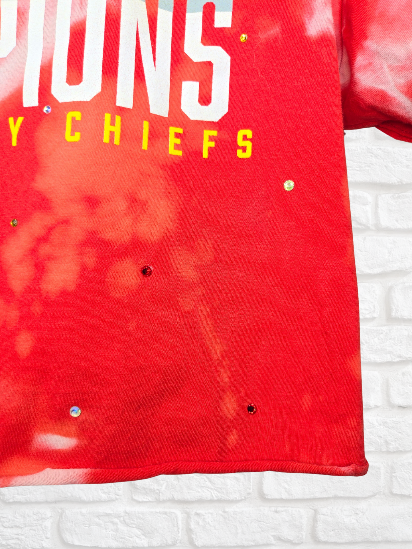 Kansas City Chiefs Crop Top- Medium