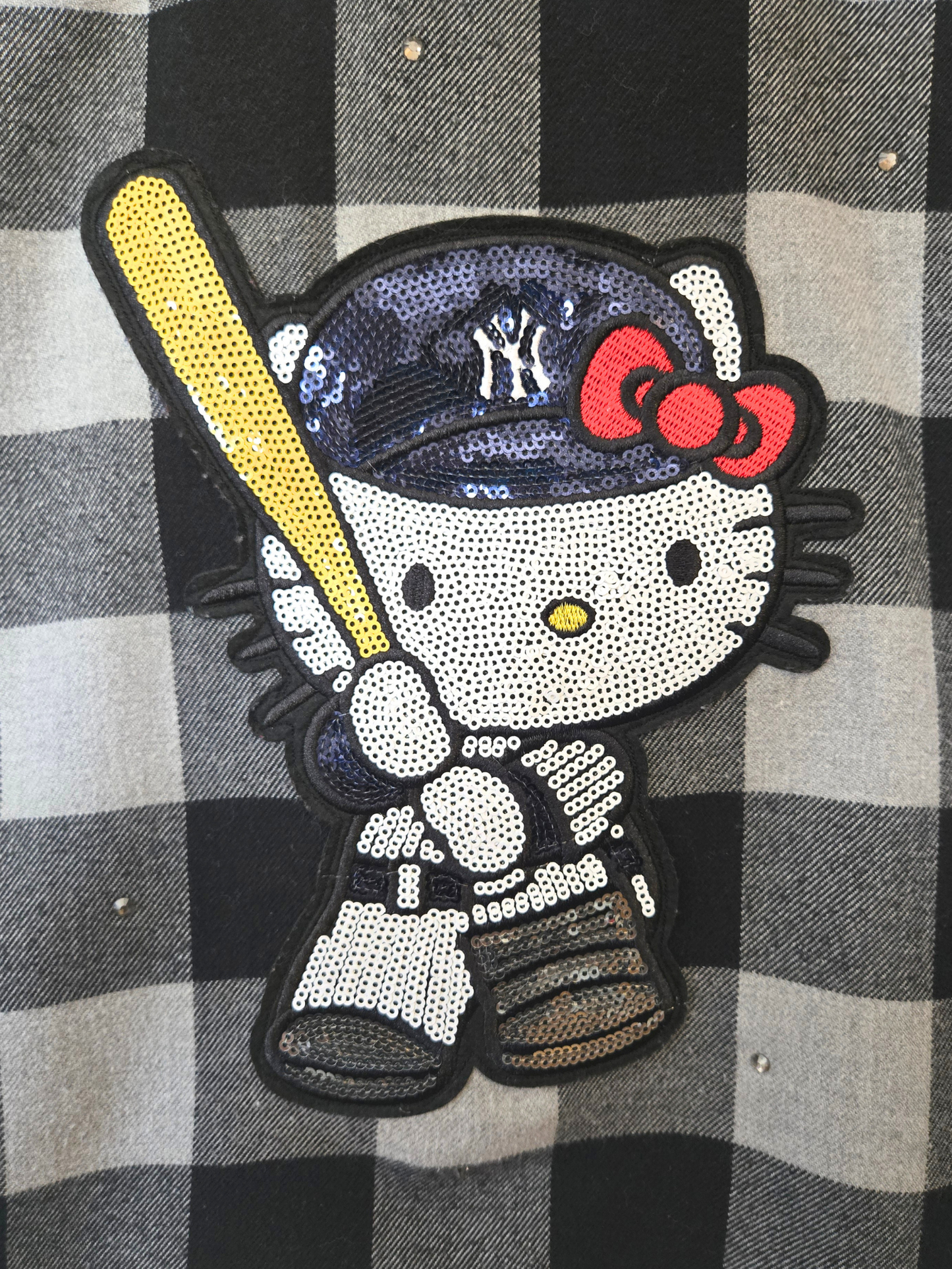 Yankees HK Crop Flannel- Large