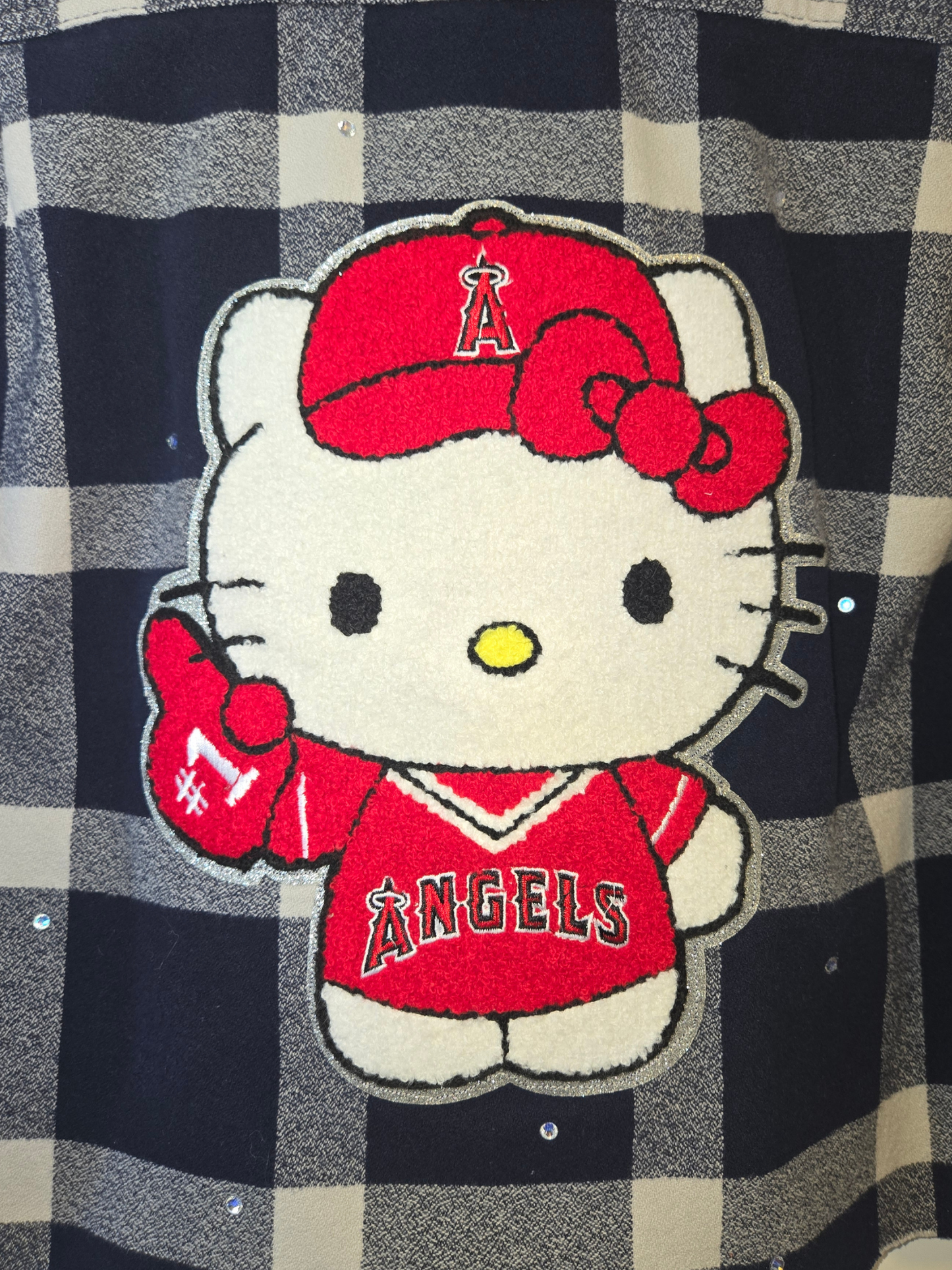 Angels HK Crop Flannel- Small