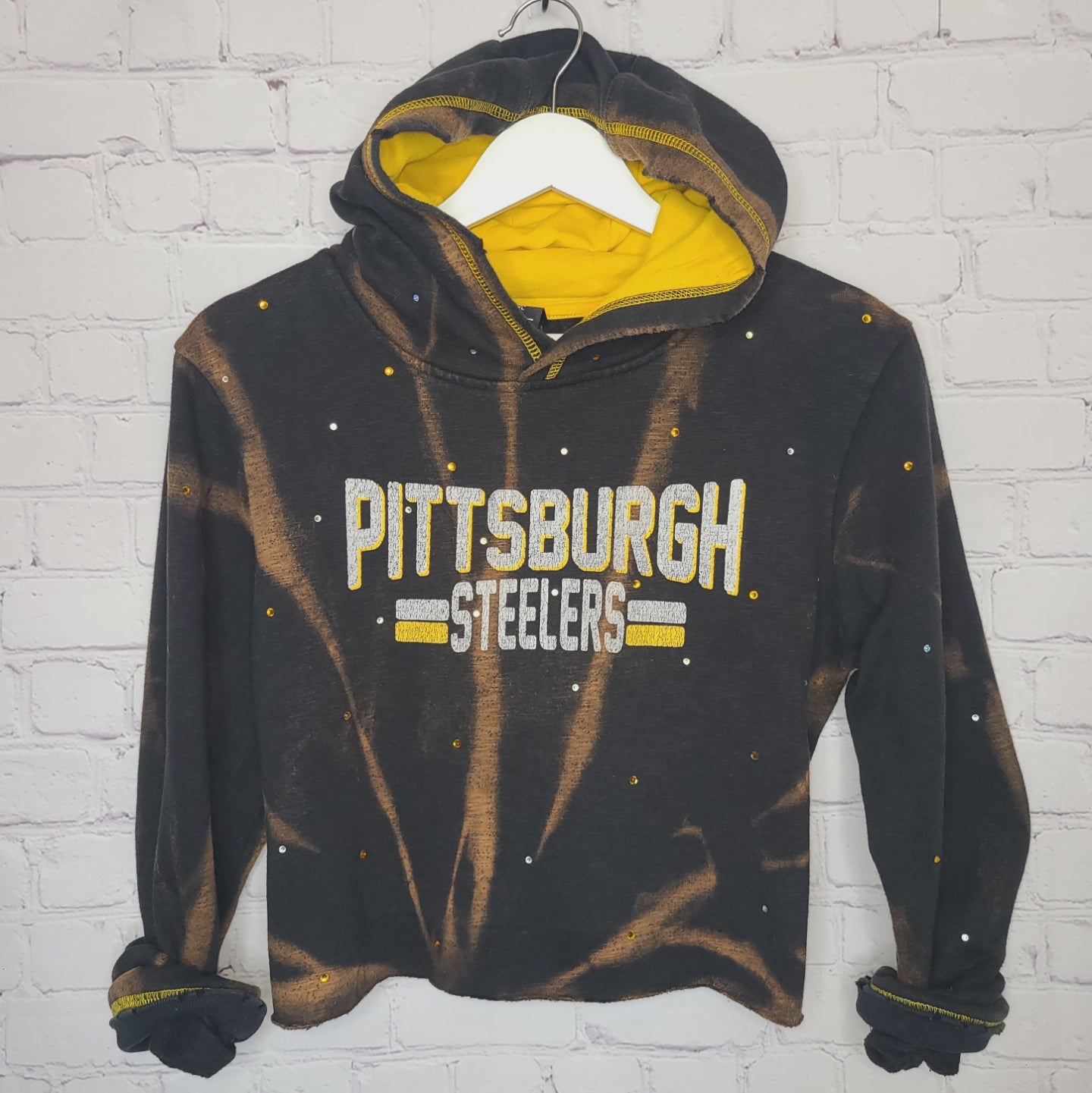 Pittsburgh Steelers Crop Hoodie