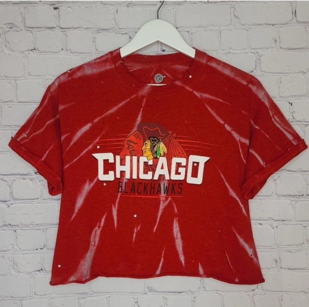 Chicago Blackhawks Crop Tee