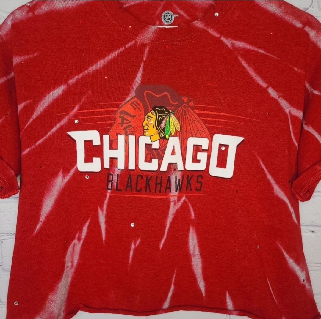 Chicago Blackhawks Crop Tee