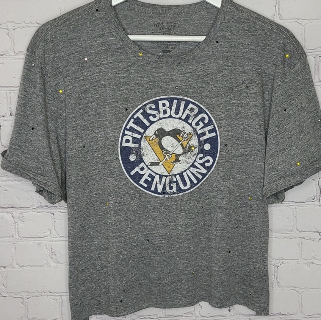Pittsburgh Penguins Crop Tee