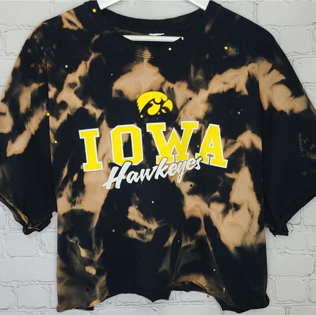Iowa Hawkeyes Crop Tee