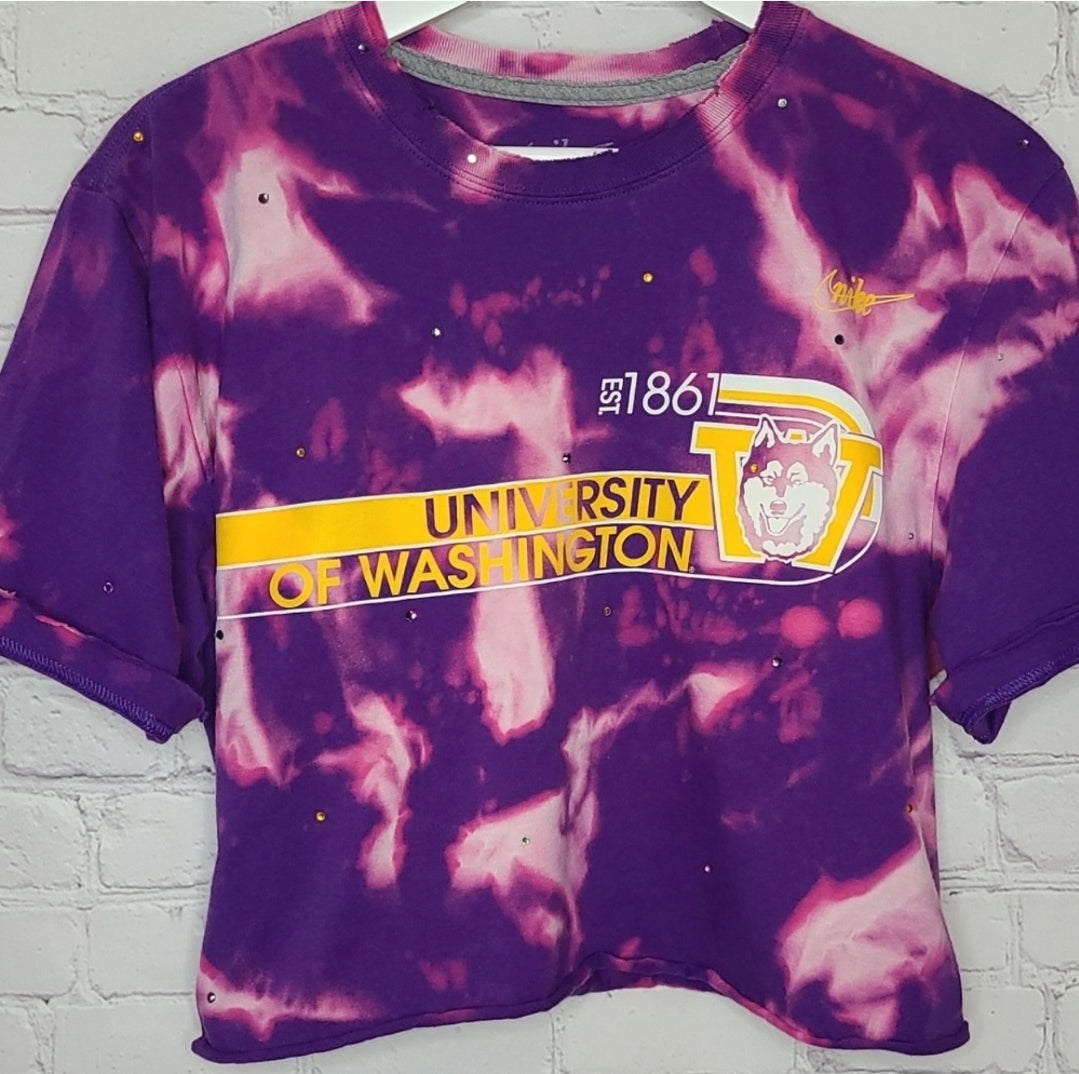 Washington Huskies Crop Tee