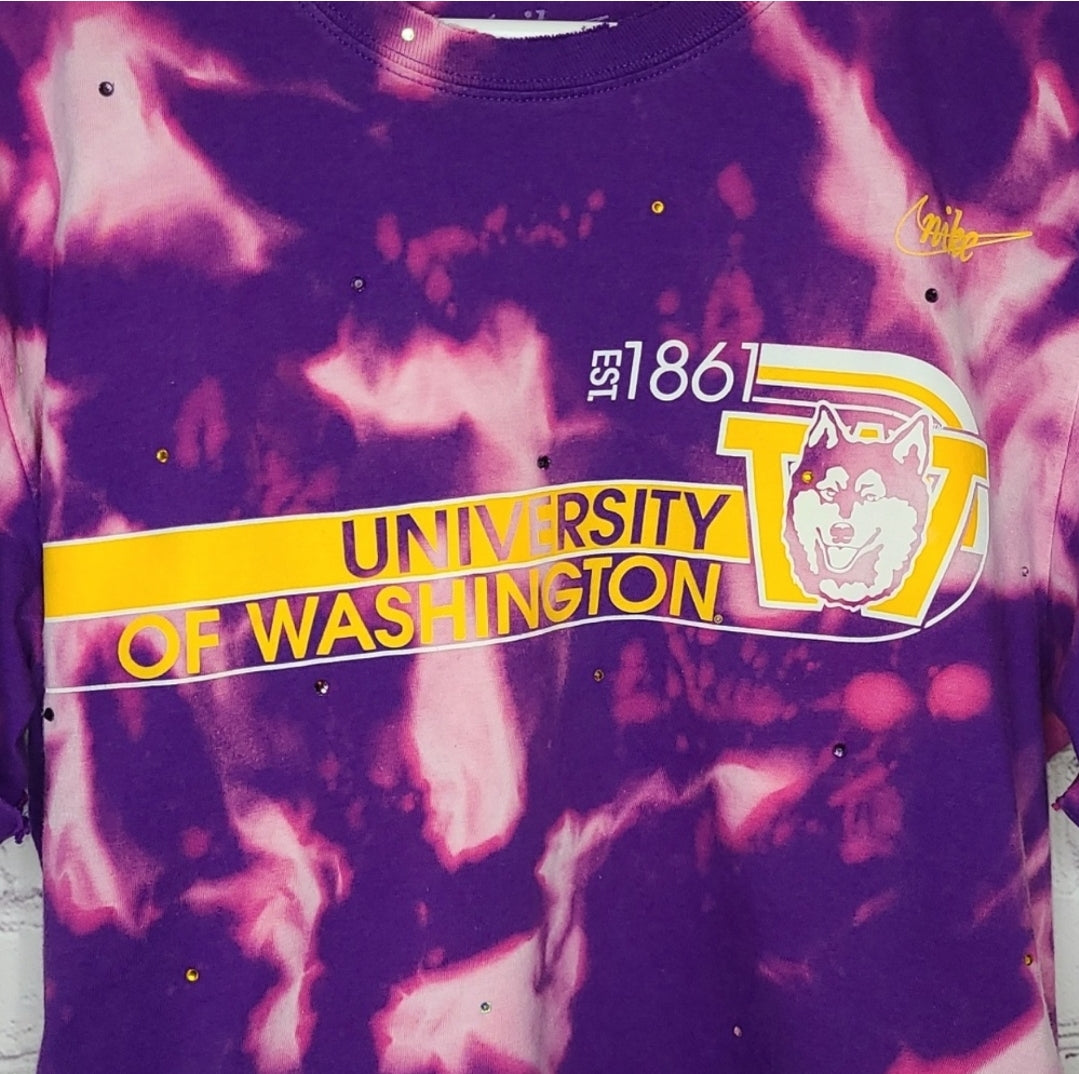 Washington Huskies Crop Tee