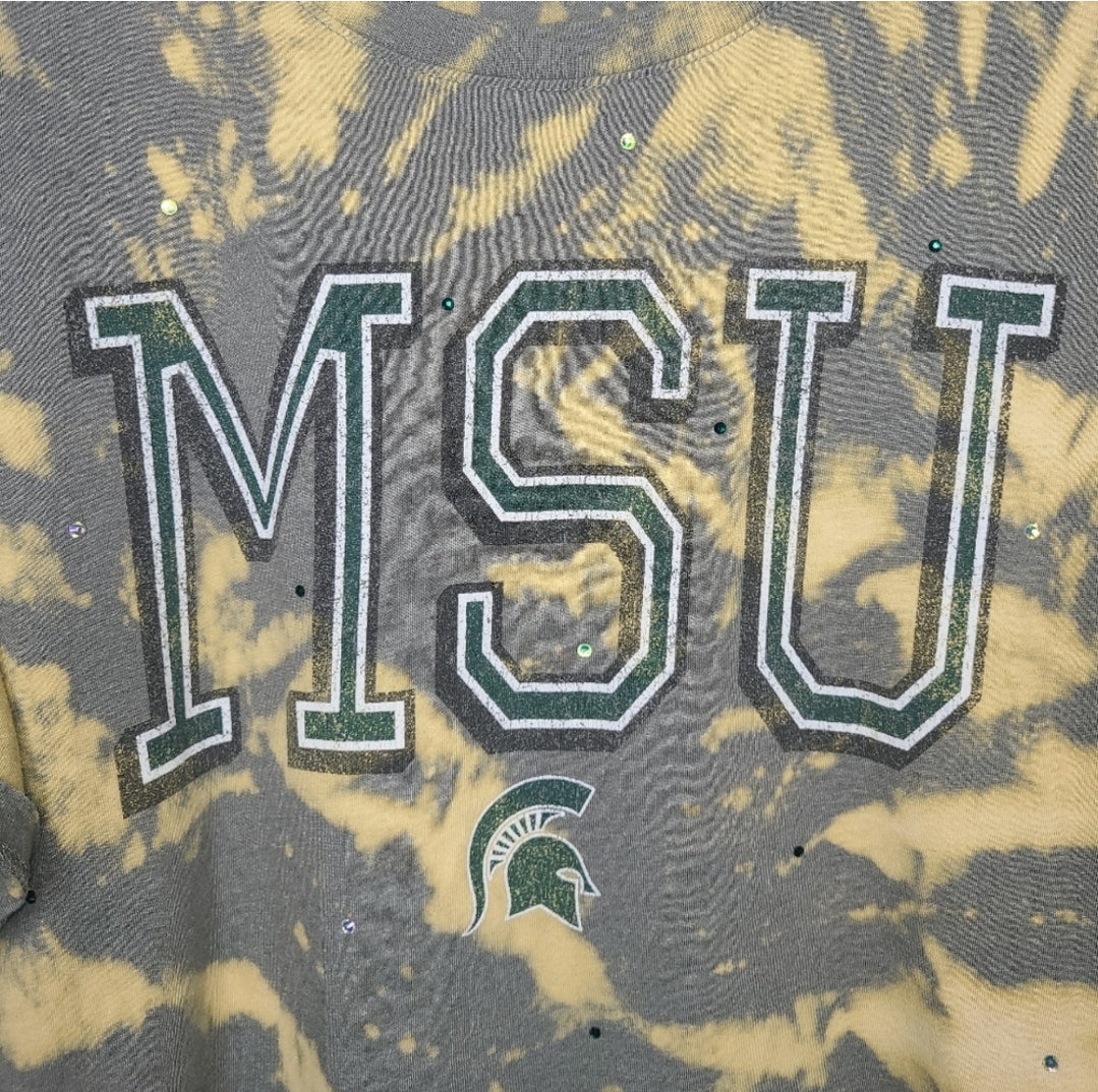 MSU Spartans Crop Tee