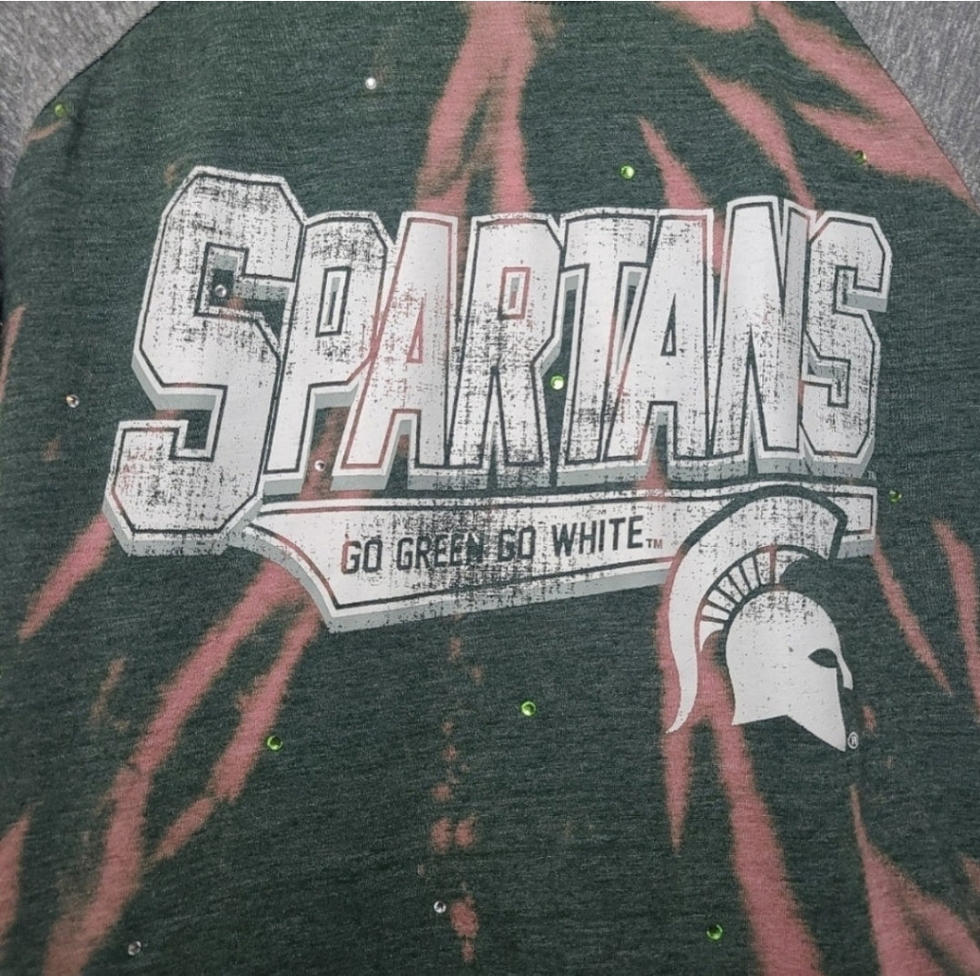 Michigan State Spartans Crop Tee