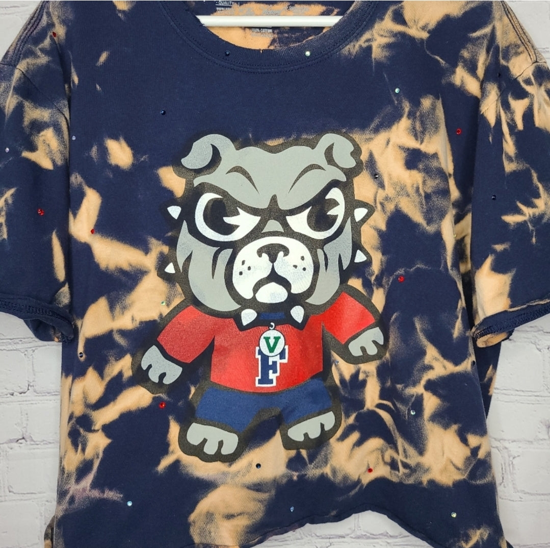 Fresno State Bulldogs Crop Tee