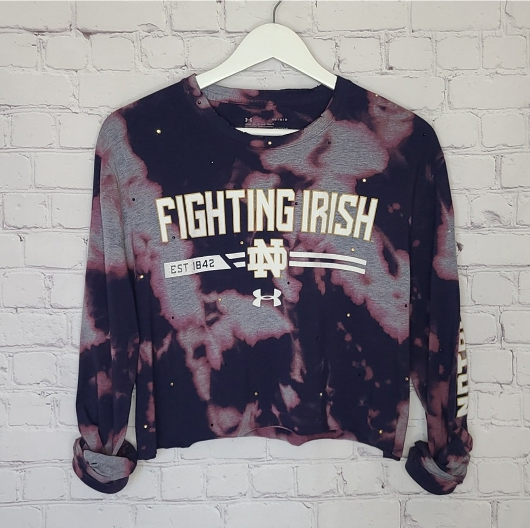 Notre Dame Fighting Irish Crop Tee