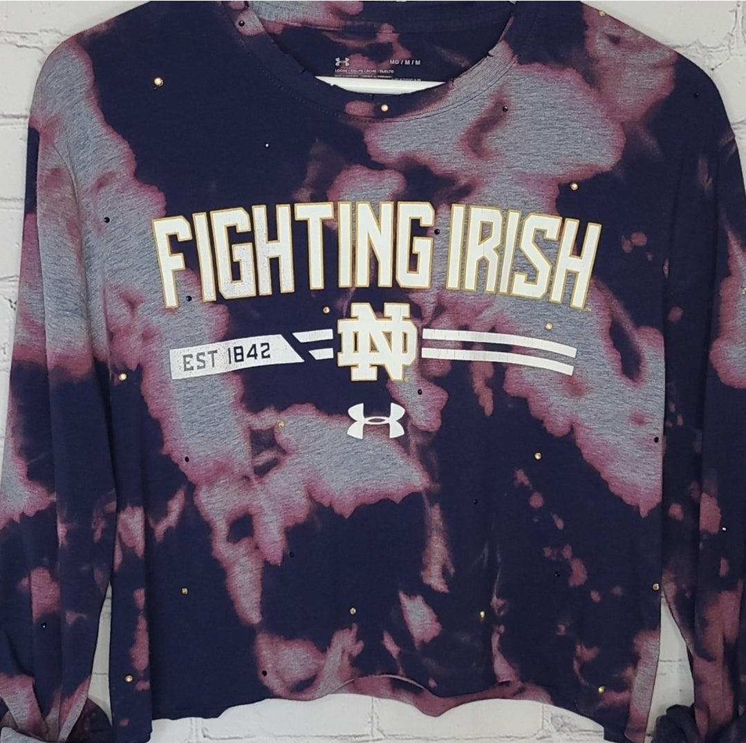 Notre Dame Fighting Irish Crop Tee