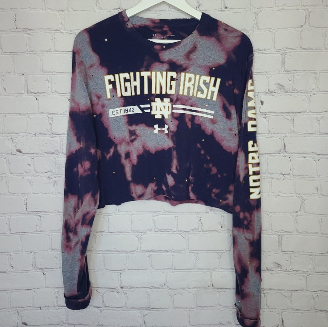 Notre Dame Fighting Irish Crop Tee