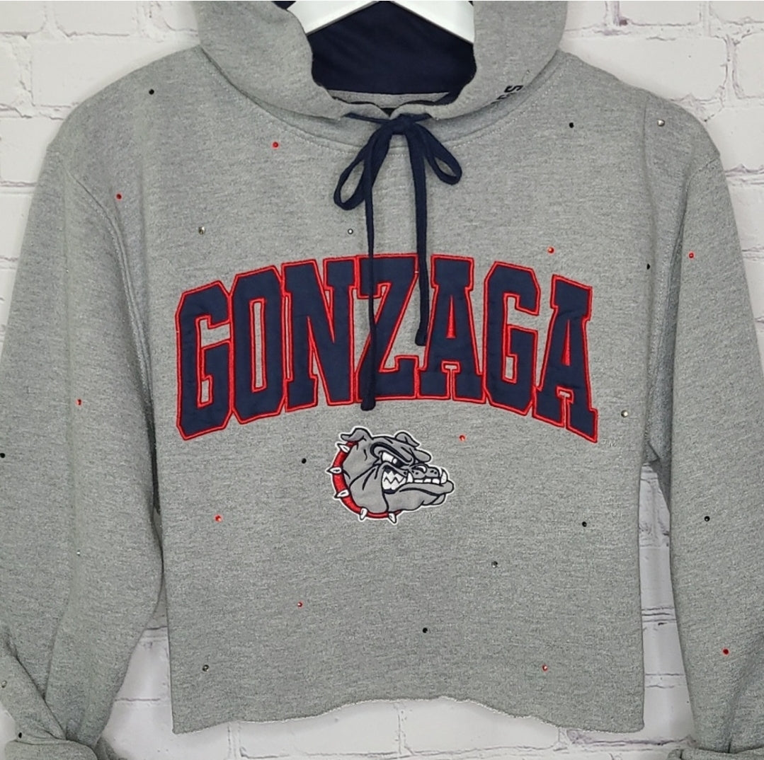 Gonzaga Bulldogs Crop Hoodie