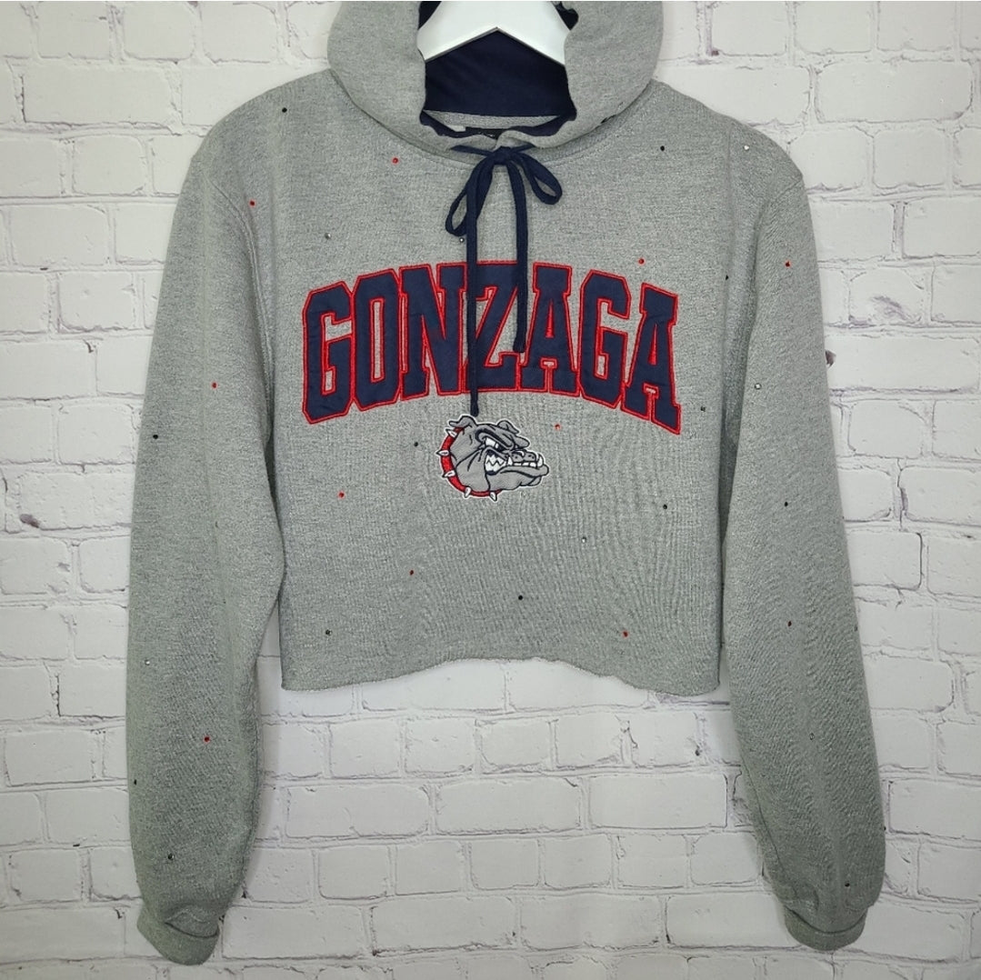 Gonzaga Bulldogs Crop Hoodie