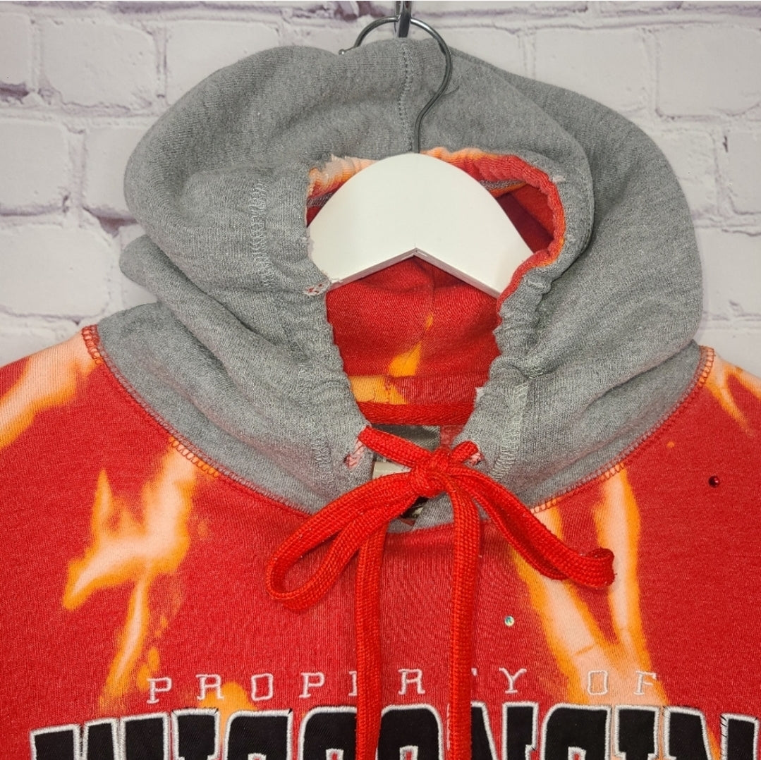 Wisconsin Badgers Crop Hoodie