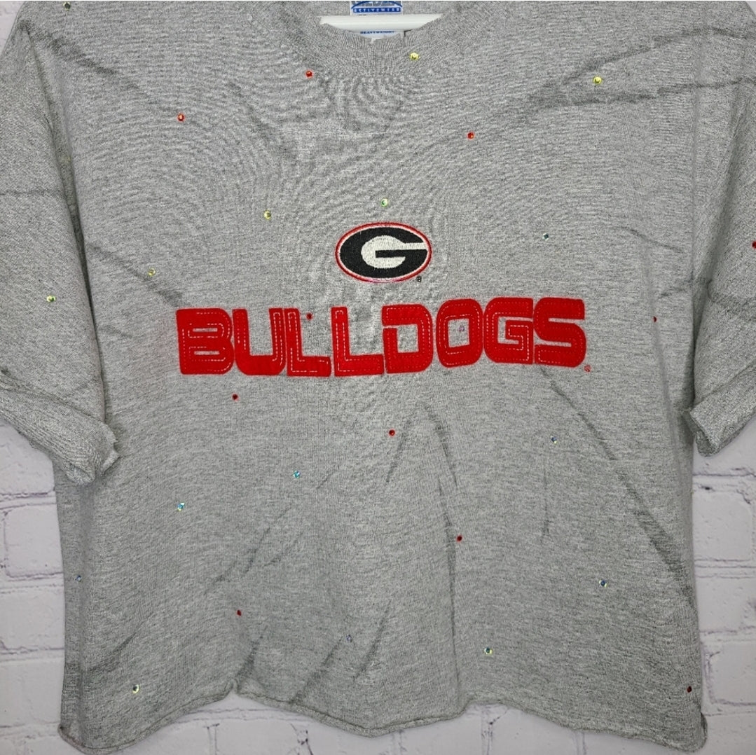 Georgia Bulldogs Crop Tee